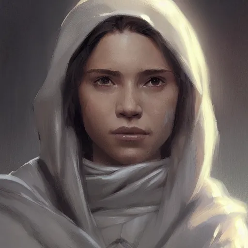 Image similar to portrait of an woman by Greg Rutkowski, Jade Skywalker, daughter of Ben Skywalker, Star Wars Expanded Universe, highly detailed portrait, digital painting, artstation, concept art, smooth, sharp foccus ilustration, Artstation HQ