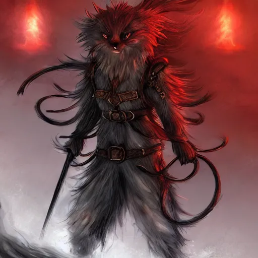 Prompt: Arcanine in style of Bloodborne. Concept art, cosmic horror, body horror, ArtStation.