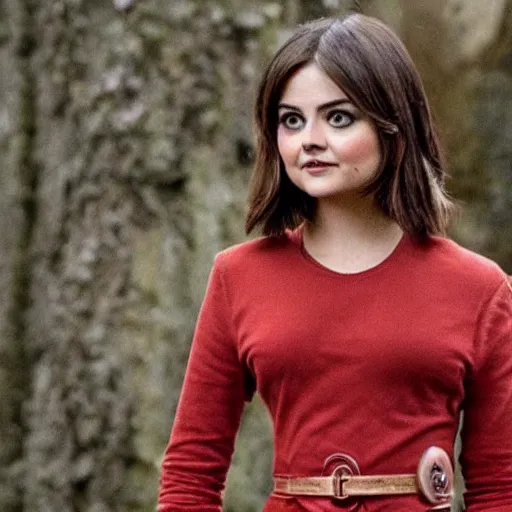 Image similar to a humanoid fox that looks like jenna coleman