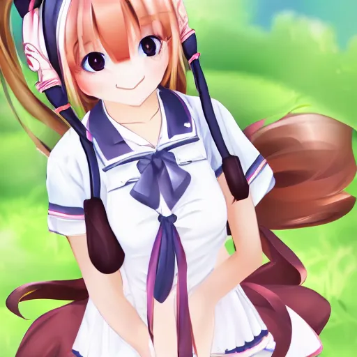 Image similar to cute elin school girl