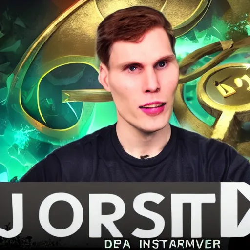 Image similar to jerma is dota 2 cryptoinvestor, 4k, detailed