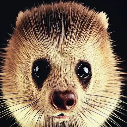 Image similar to justin bieber's face on a beaver.