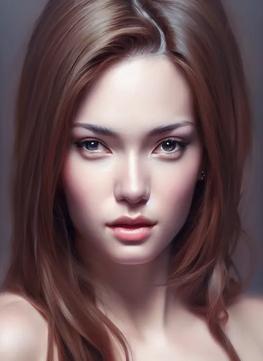 Image similar to full body photo of a gorgeous young woman in the style of stefan kostic, realistic, sharp focus, 8k high definition, insanely detailed, intricate, elegant, art by stanley lau and artgerm