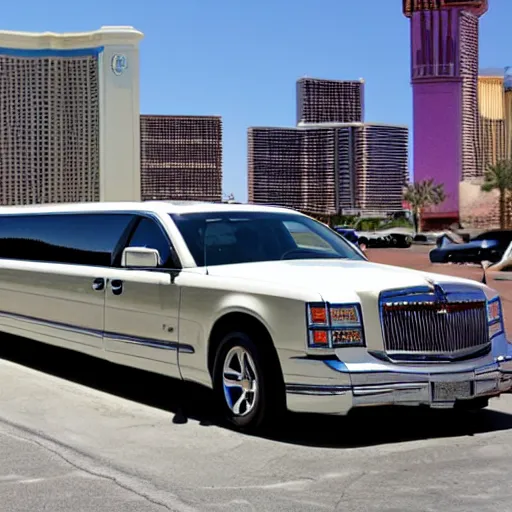 Image similar to limousine rolling up to ceasers las vegas