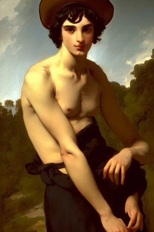 Prompt: gentelman, painting by jacques - louis david, andrea appiani, jean auguste dominique ingres, theodore gericault. rossetti bouguereau, detailed art, artstation