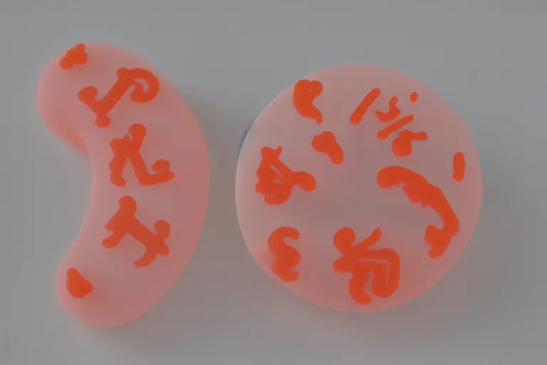 Image similar to translucent silicone rubber toy on display