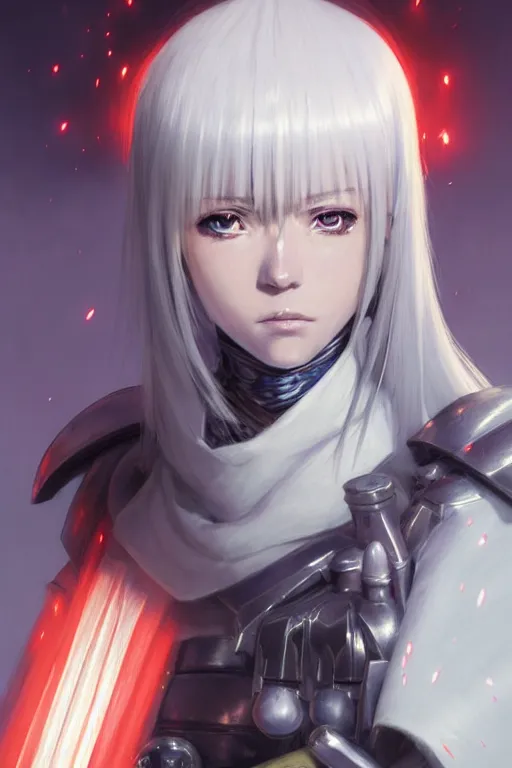 Prompt: portrait of Anime sister of battle, Warhammer 40000, cute-fine-face, white-hair pretty face, realistic shaded Perfect face, fine details. Anime. realistic shaded lighting by Ilya Kuvshinov katsuhiro otomo ghost-in-the-shell, magali villeneuve, artgerm, rutkowski, WLOP Jeremy Lipkin and Giuseppe Dangelico Pino and Michael Garmash and Rob Rey