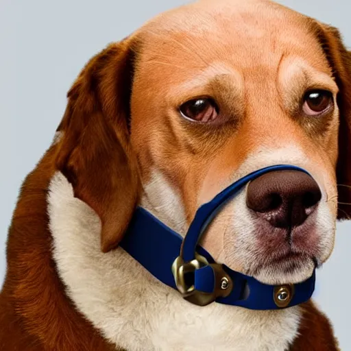 Image similar to uhd candid photo of joe biden wearing a dog muzzle, with accurate face, real dog muzzle, uhd, studio lighting, correct face, photo by annie leibovitz