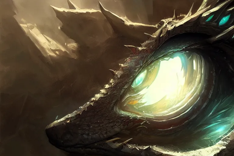 Image similar to a close up of a dragon’s eye, league of legends art style, hearthstone art style, epic fantasy style art by Craig Mullins, fantasy epic digital art, epic fantasy card game art by Greg Rutkowski