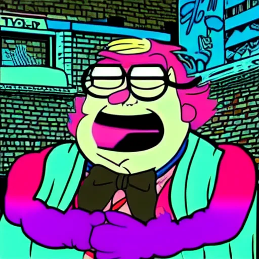 Prompt: vapor wave peter griffin