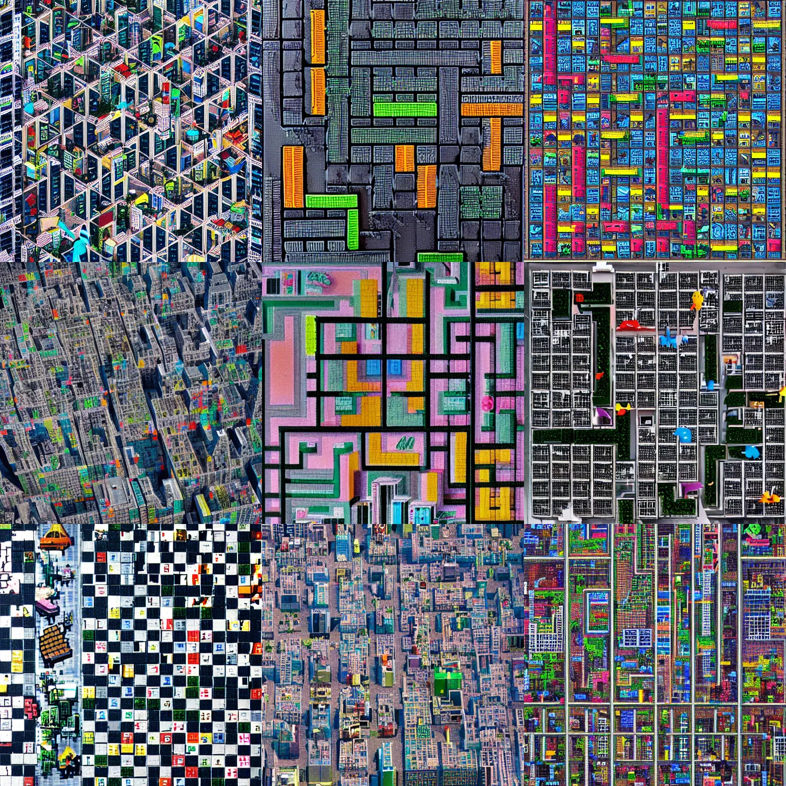 city birds eye view, tetris | Stable Diffusion | OpenArt