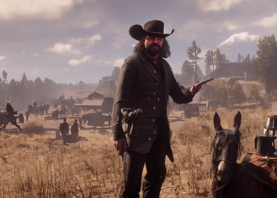 Prompt: bill bailey in rdr 2