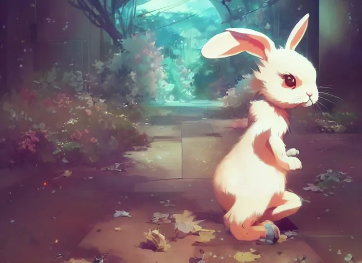 Amazon.com: Adorable Cartoon Bunny Rabbit Anime Design Yume Cute Bunny  Chibi Pet Japanese Kanji Kawaii Aesthetic Throw Pillow, 16x16, Multicolor :  Home & Kitchen