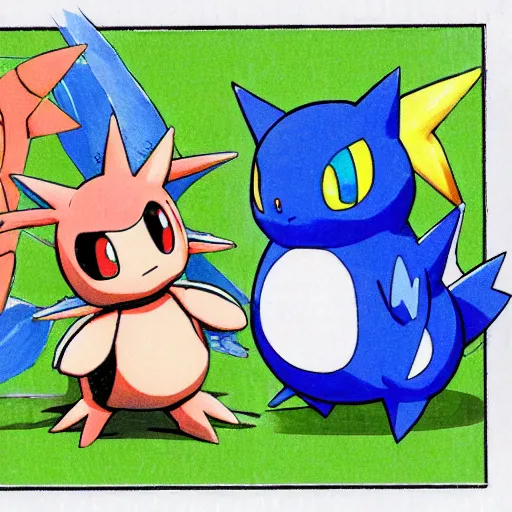 giratina, arceus, and unown (pokemon) drawn by tapwing