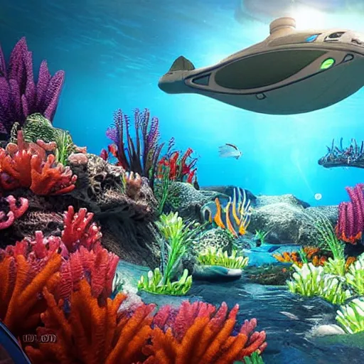 Image similar to subnautica