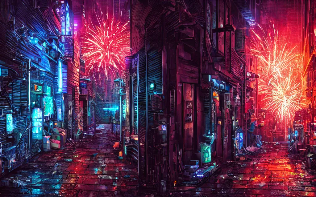 Premium AI Image  cyberpunk background HD 8K wallpaper Stock