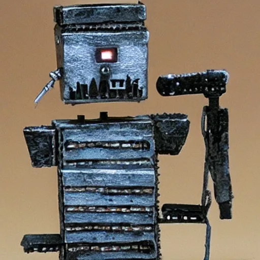 Image similar to E.M. Pino :: miniature anti-bot machine created by Ziggy, the former Demon King