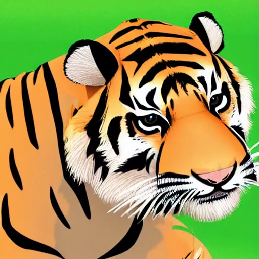 Kawaii Roars: A Playful and Endearing Tiger Cub Adventure! | Cute animal  drawings, Cute cats and dogs, Animated animals