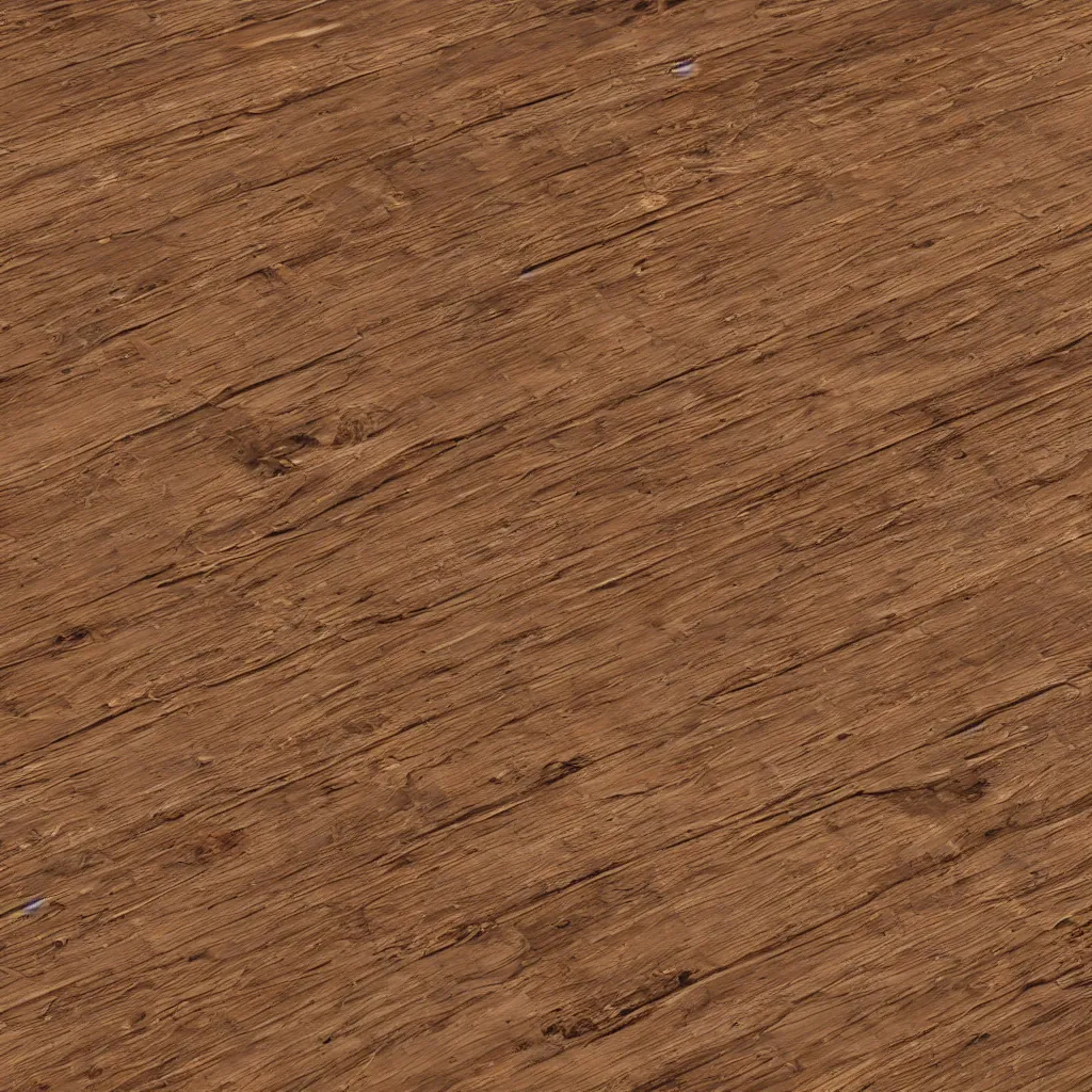 Image similar to 4K old and dusty cabin wood floor with scratches and bumps. Seamless high quality PBR material.