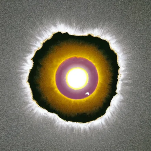 Prompt: the sun as a geode