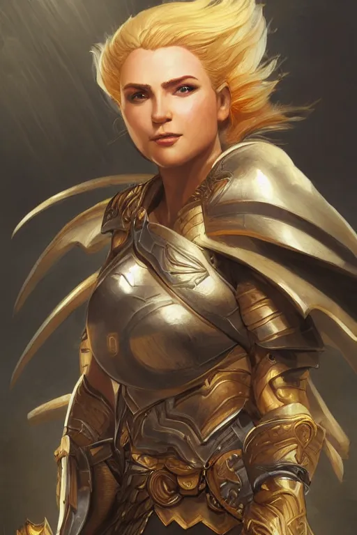 Image similar to amazon valkyrie athena, d & d, fantasy, portrait, highly detailed, headshot, digital painting, trending on artstation, concept art, sharp focus, illustration, art by artgerm and greg rutkowski and magali villeneuve