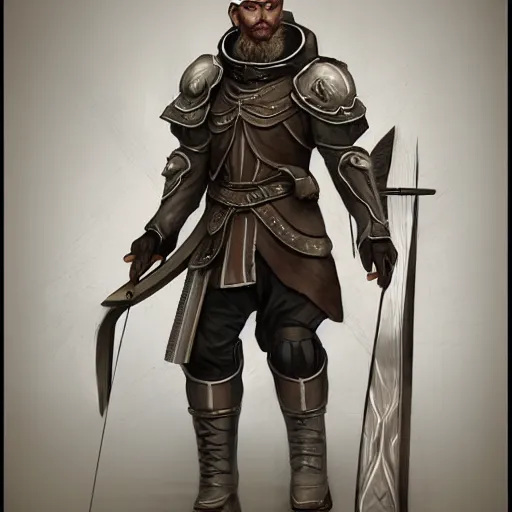 Image similar to full body concept art of a Heresy Archer trending on artstation deviantart Pinterest detailed High Resolution HD 8k