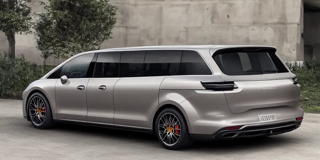 Image similar to “2021 Porsche Minivan, ultra realistic, 4K, high detail”