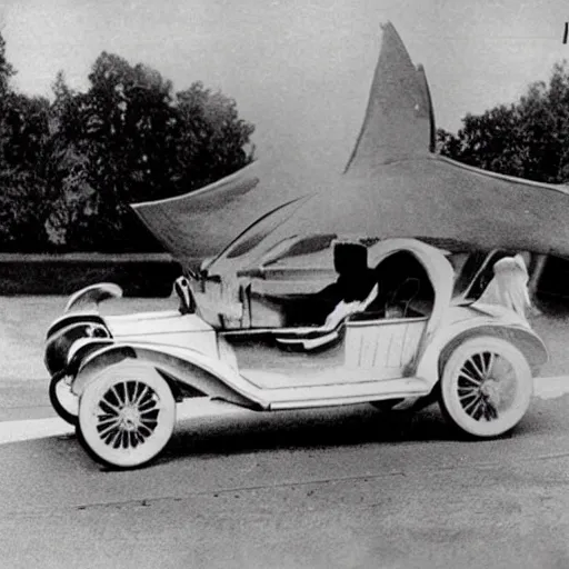 Image similar to nikola tesla driving a modern tesla model s in 2 0 2 5