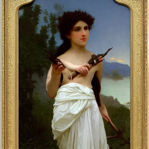 Prompt: a portrait of a character in a scenic environment by William-Adolphe Bouguereau