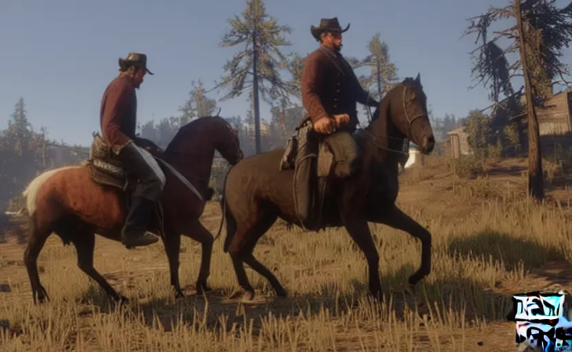 Prompt: Jerma985 in Red Dead Redemption 2