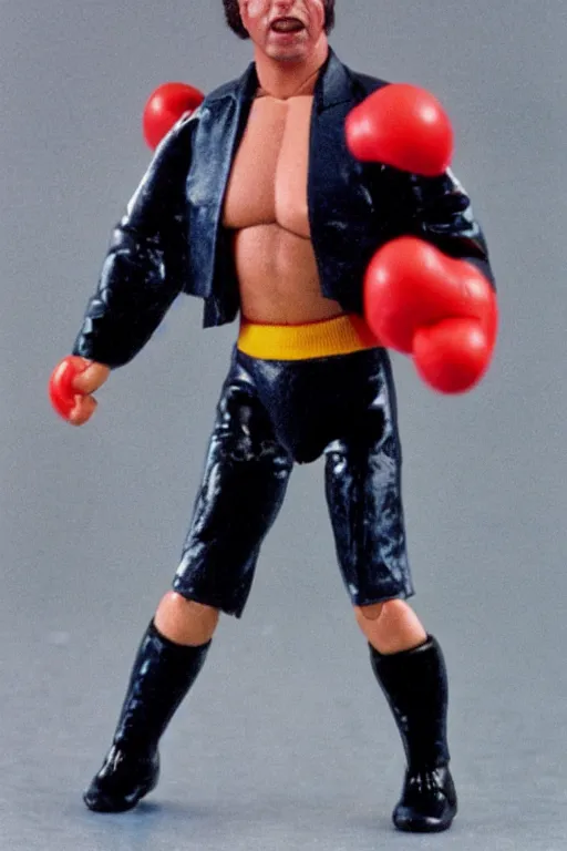 Image similar to mark mcgowan as a 1 9 8 0 s wrestling action figure