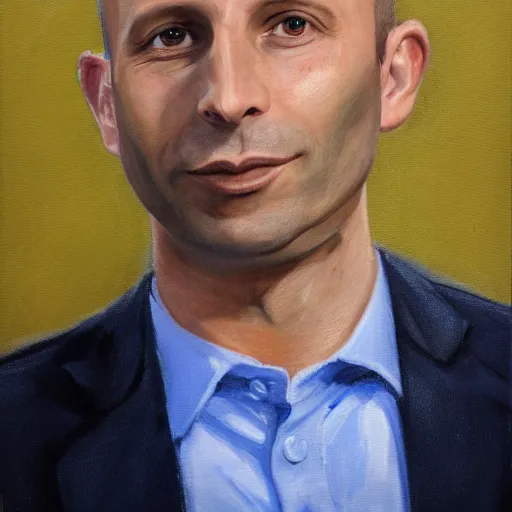 Prompt: Portrait of Naftali Bennett