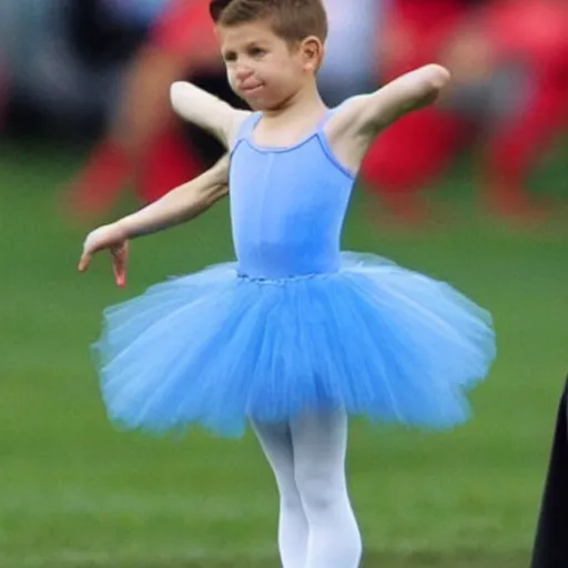 Image similar to Steven Gerrard as a ballerina