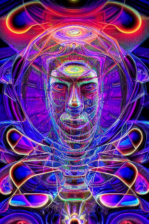 Image similar to Detailed, Electromagnetic Field DMT LSD, realistic, high resolution, detailed reflection, detailed lighting, vivid ultraviolet colors, by Nixeu, by Hannes Bok, by Cameron Gray