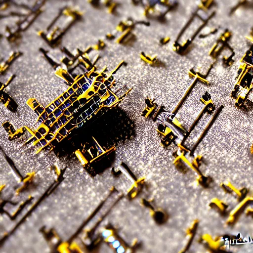 Image similar to photography nanobots by Michael Menzelincev nanospace, ultra detail, 4k, 8k, 16k,