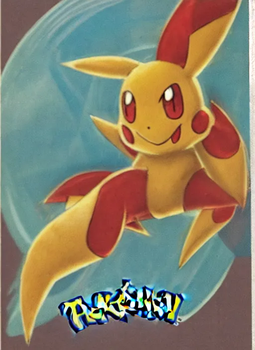 Image similar to a single pokemon card art from 1 9 5 0 award winning art