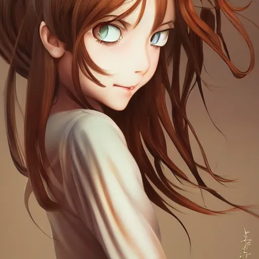 cultivator girl with brown hair and luminescent eyes, | Stable ...