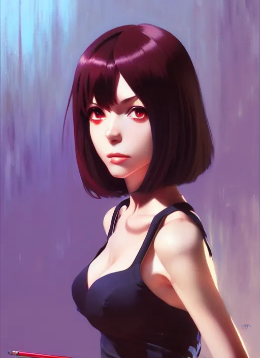 Prompt: faye valentine | | fine detail!! anime!! realistic shaded lighting!! poster by ilya kuvshinov katsuhiro otomo, magali villeneuve, artgerm, jeremy lipkin and michael garmash and rob rey, enjoy herself