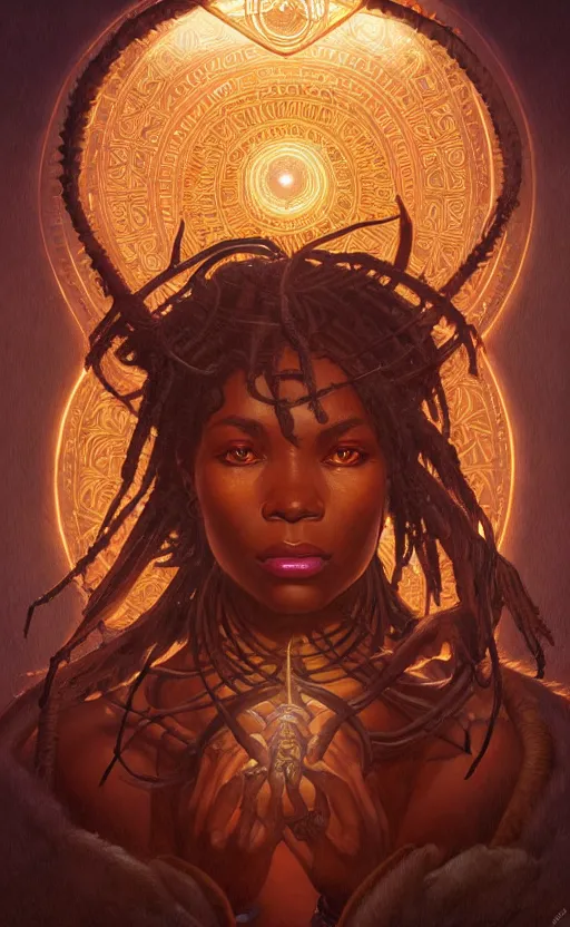 Prompt: the god anansi, african mythology, intricate, upper body, highly detailed, digital painting, artstation, concept art, sharp focus, cinematic lighting, illustration, art by artgerm and greg rutkowski, alphonse mucha, cgsociety