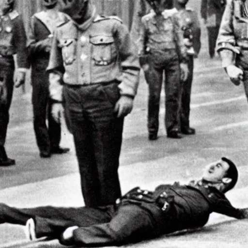 Prompt: the curse of francisco franco falling on the psoe