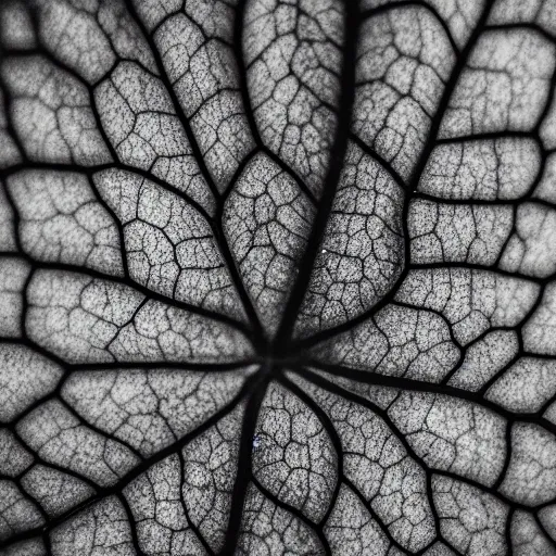Image similar to zoomed in leaf, award winning black and white photography