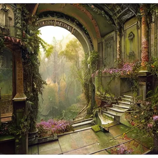 Image similar to paint surrealist 🚝, ferdinand knab, high definition and detailed 4 k