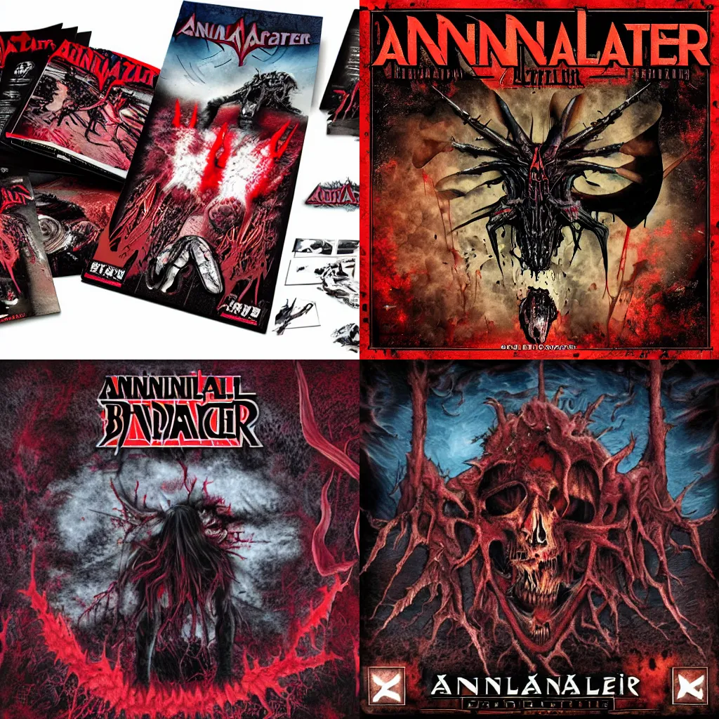 Prompt: Annihilator gore album