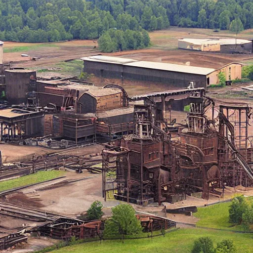 Prompt: sloss furnaces,