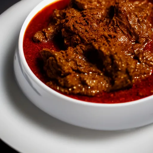 Image similar to rendang, realistic, sharp focus, 8 k high definition, insanely detailed, intricate, elegant, food photography