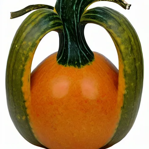 Prompt: a gourd shaped to look like the amber heard intercross hybrid mix intercross hybrid mix