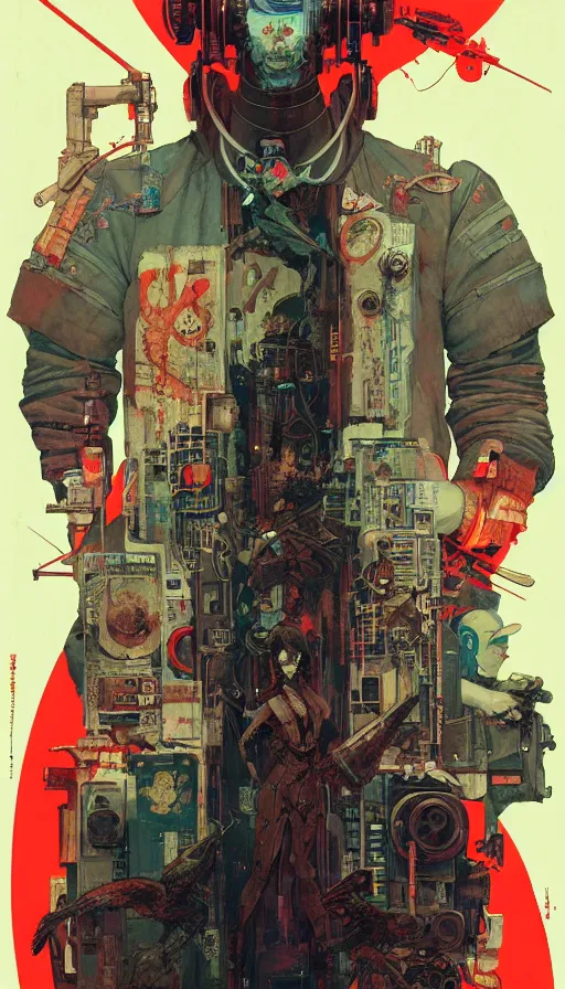 Image similar to cyberpunk propaganda poster by chiara bautista, beksinski and norman rockwell and greg rutkowski weta studio, and lucasfilm