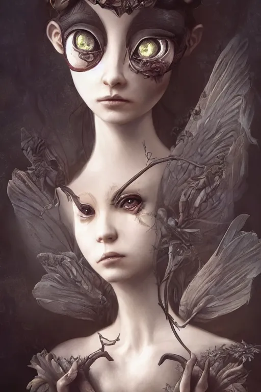 Image similar to a portrait of a character in a scenic environment by Natalie Shau, Naoto Hattori, Jacqueline E and Bastien Lecouffe Deharme, trending on artstation, artstationHD, artstationHQ, unreal engine, 4k, 8k