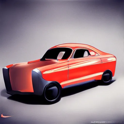 Prompt: “A car designed by Nike, unreal photorealistic”