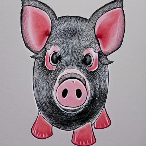 Image similar to manga pig